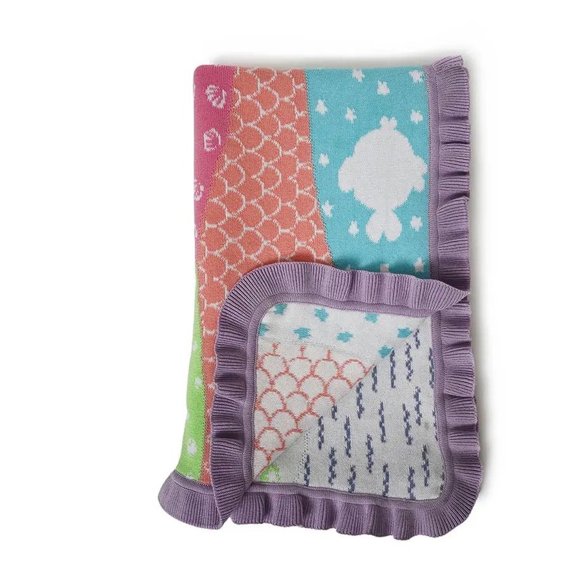 Mermazing Mini Me Knitted Blanket