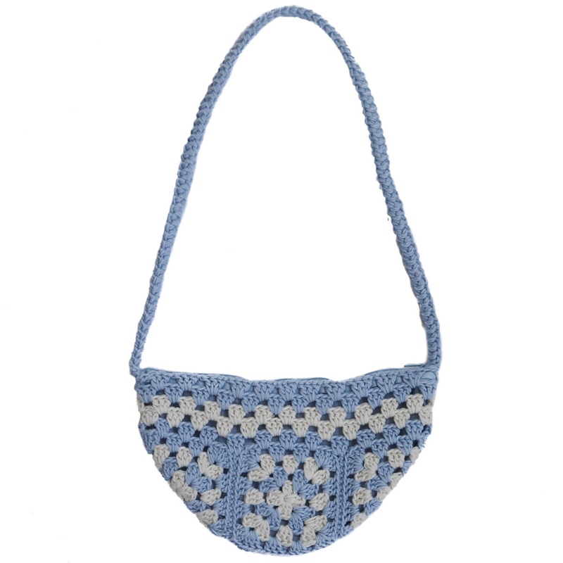 Luigi Shoulder Bag in Powder Blue by Kalinka