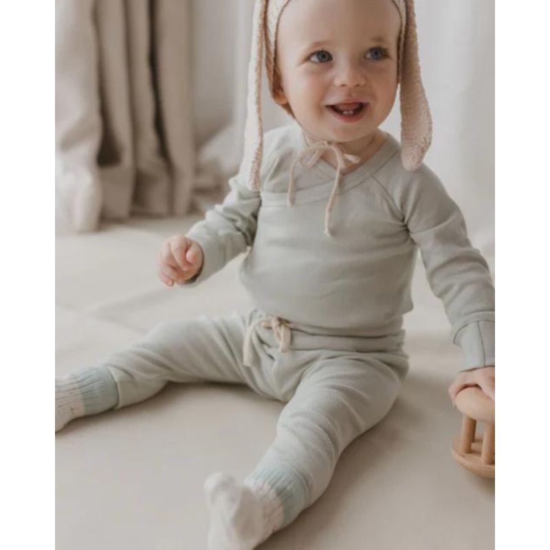 ORGANIC KIMONO BODYSUIT