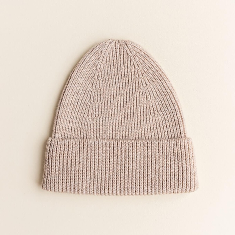 Adult Fonzie Beanie in Sand by Hvid