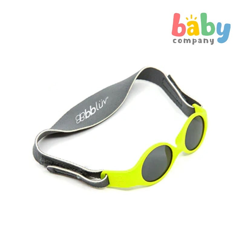 BBLUV Slar Mini Unbreakable 2-Step Baby Sunglasses - Lime