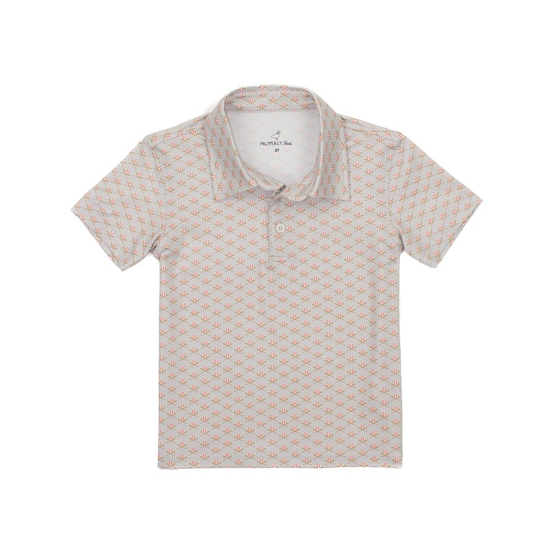 Boys Inlet Polo Baseball Shield