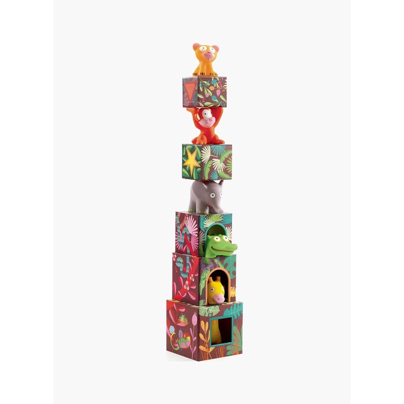 Djeco Stacking Cubes and Animals