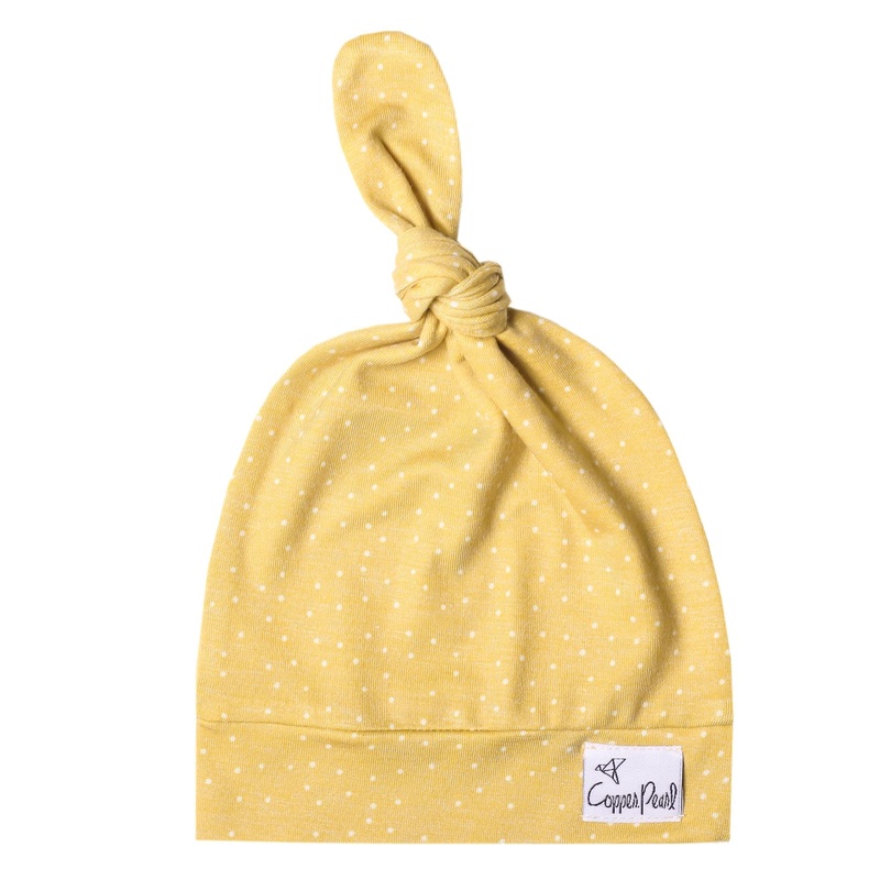 Top Knot Hat - Marigold