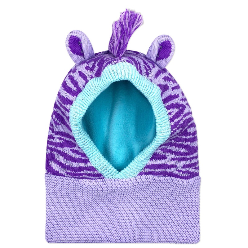 ZOOCHINI Baby Balaclava Knitted Hat - Ziggy the Zebra