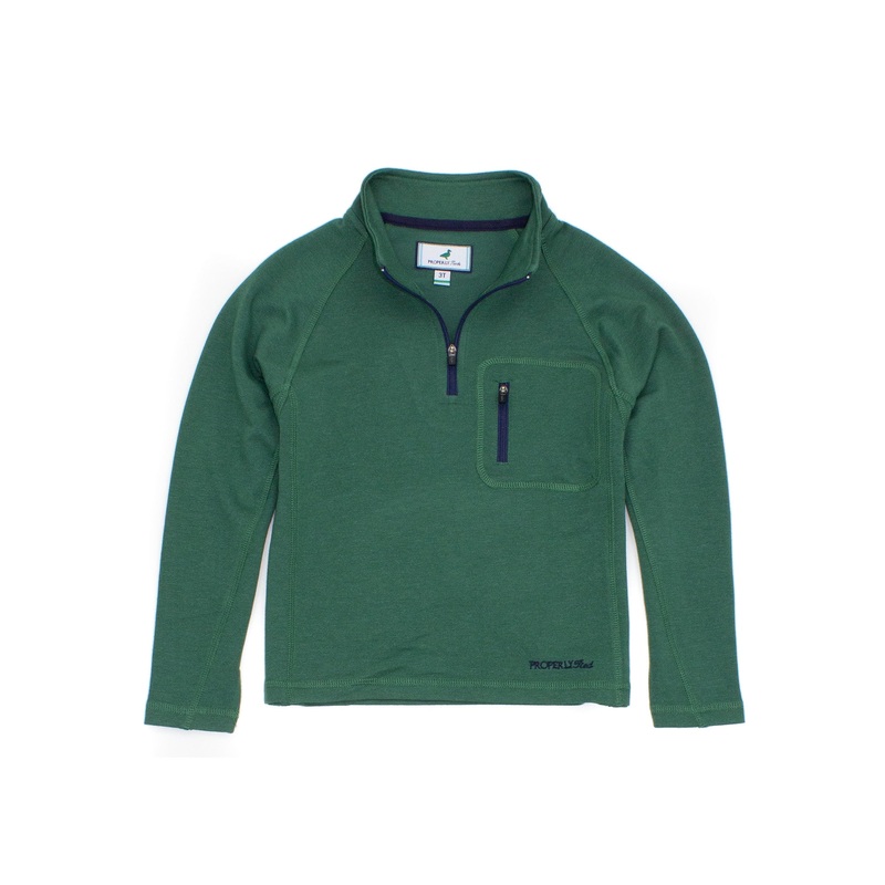 Boys Bay Pullover Hunter Green