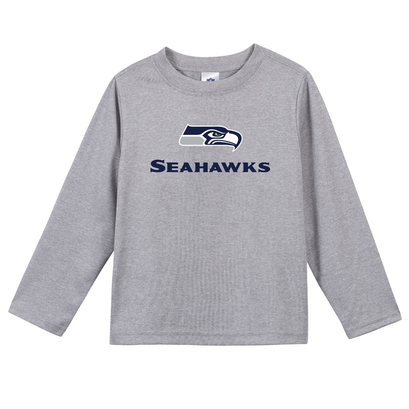 Seattle Seahawks Boys Long Sleeve Tee Shirt H9478444302