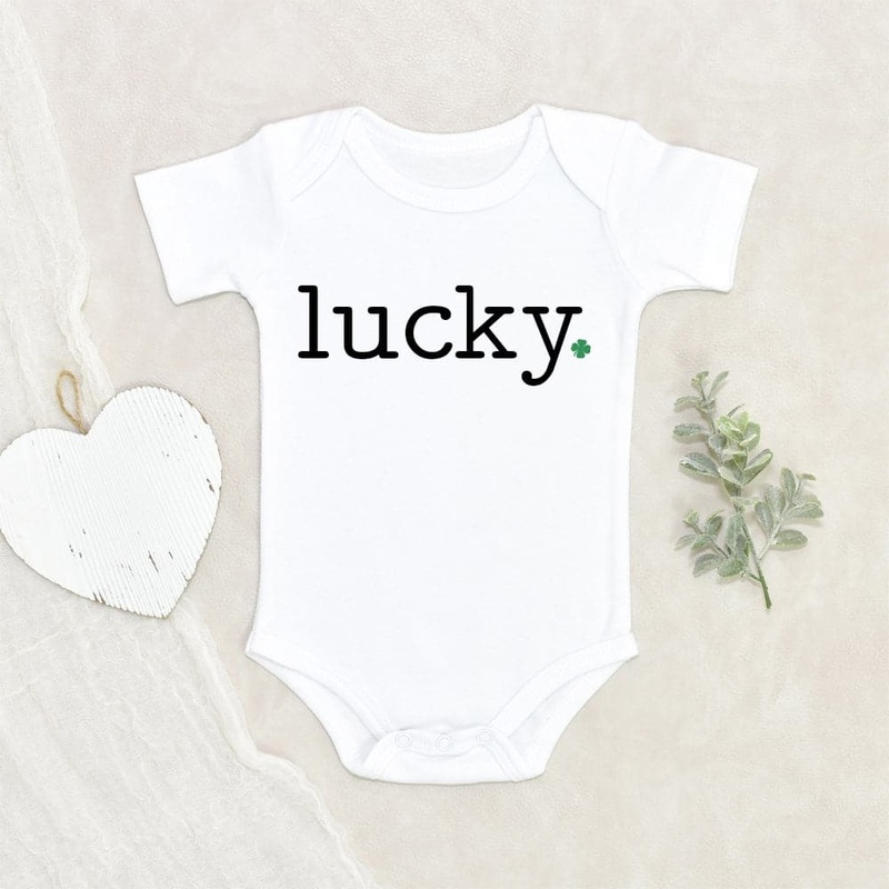 St. Patrick's Day Onesie - Lucky Baby Onesie - Irish Baby Lucky Onesie