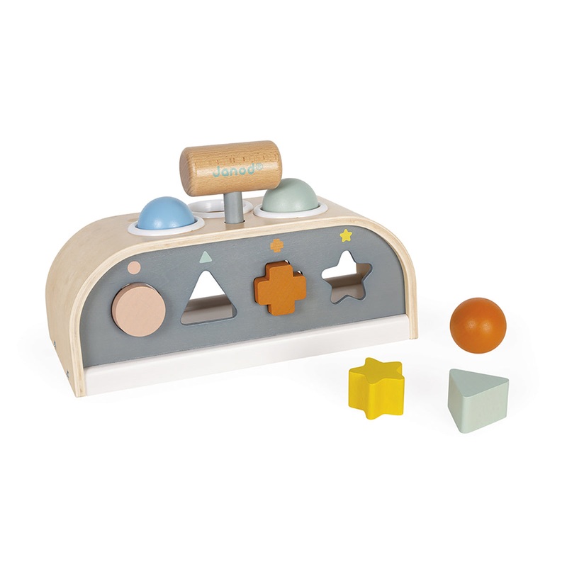 Tap Tap and Shape Sorter by Janod