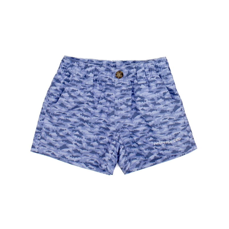 Boys Mallard Short Deep Sea Camo