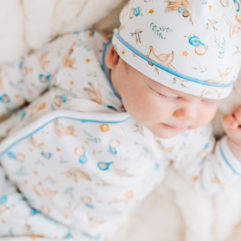 Cherished Arrivals Knot Hat - Blue by Luna and Arlo