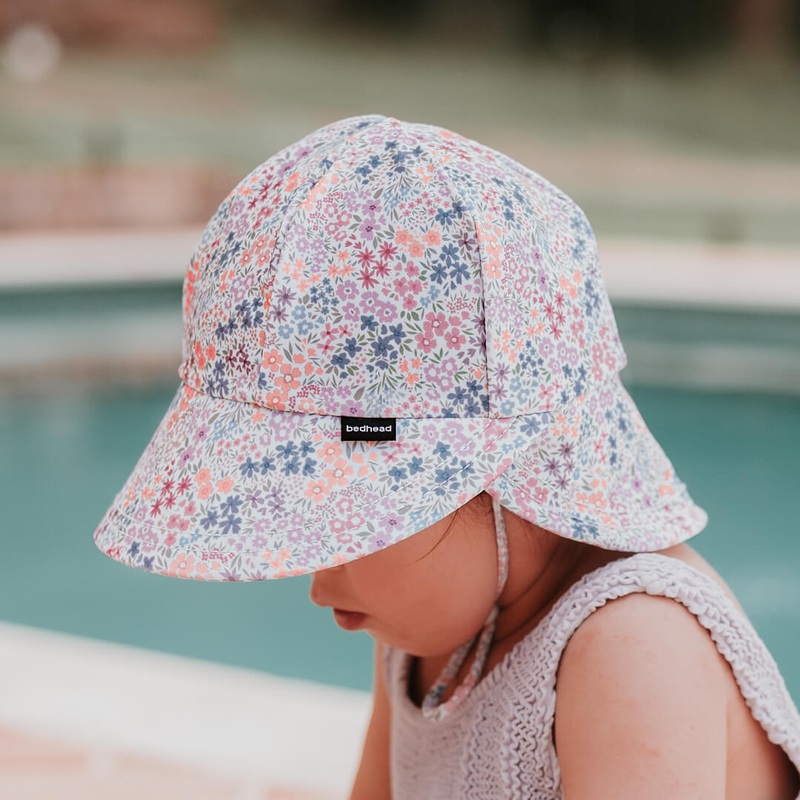 Legionnaire Swim Flap Beach Hat - Blossom - Bedhead DISCOUNTED