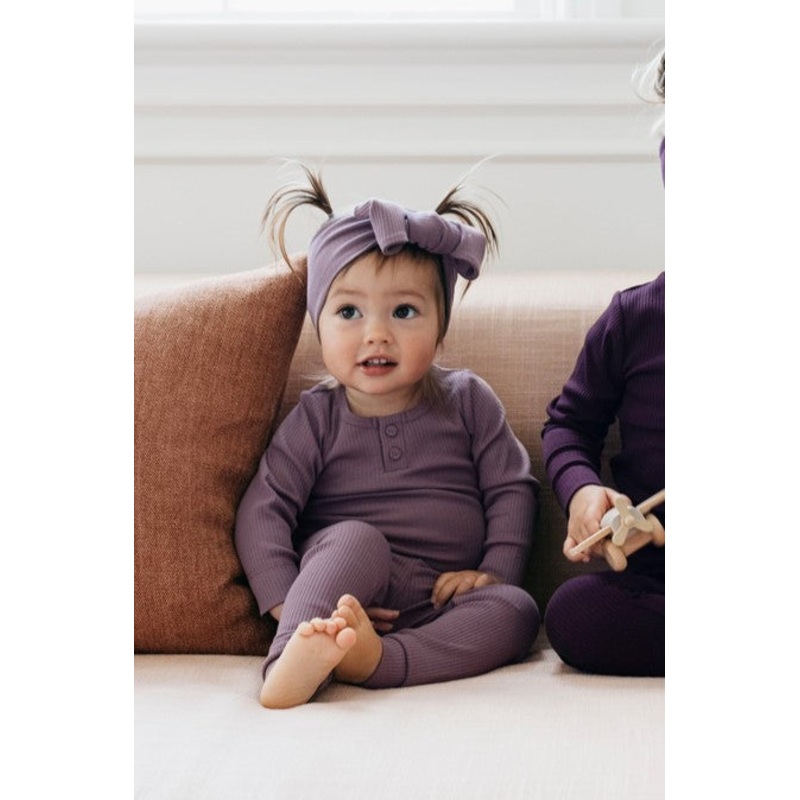 Organic Cotton Modal Headband - Mauve
