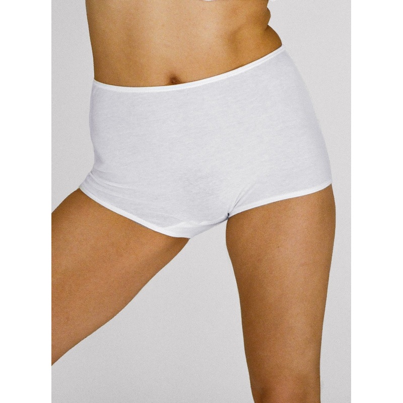 100% Organic Cotton Sleep Short - Chalk