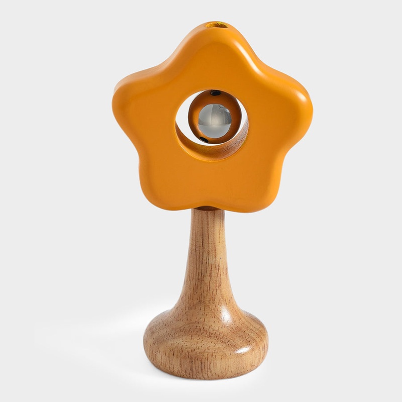 Playful Flower Bell Wooden Toy