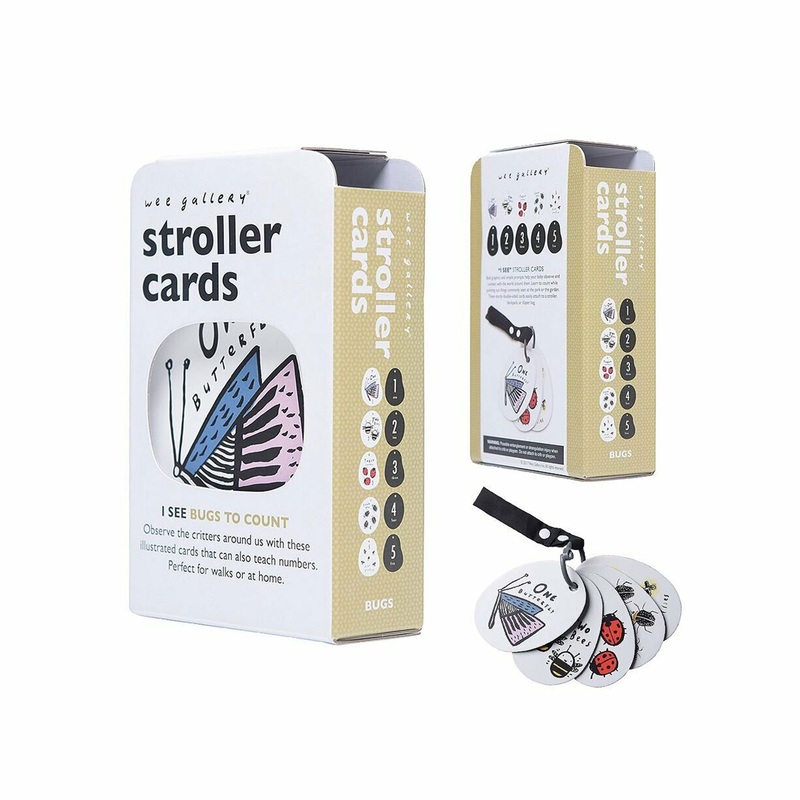 Wee Gallery I See Bugs To Count Stroller Cards