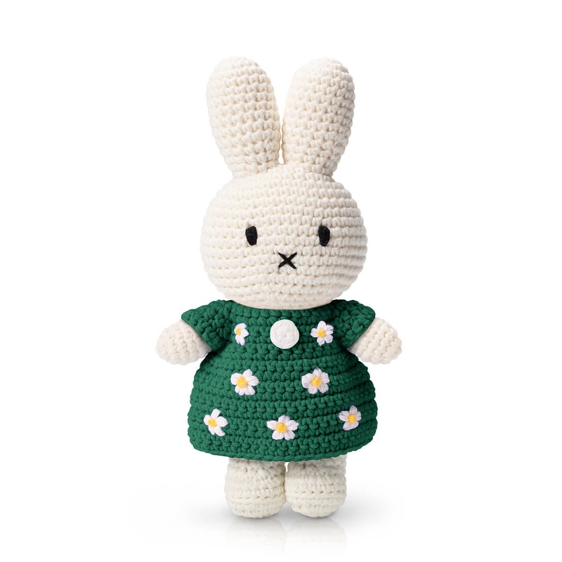 Miffy In Her Green Flower Dress by Miffy Handmade