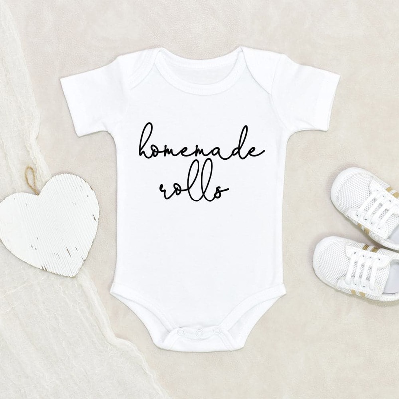 Thanksgiving Baby Onesie - Homemade Rolls Baby Onesie - Cute Fall Onesie - Funny Baby Clothes