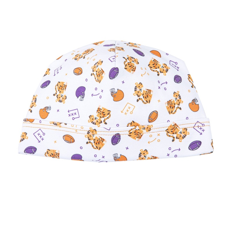 Tiger Pride Print Hat - Orange Purple