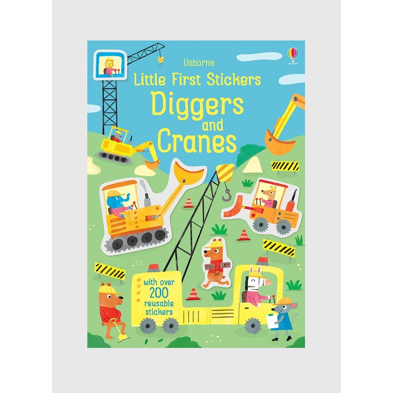 Usborne's Little First Diggers & Cranes Sticker Book
