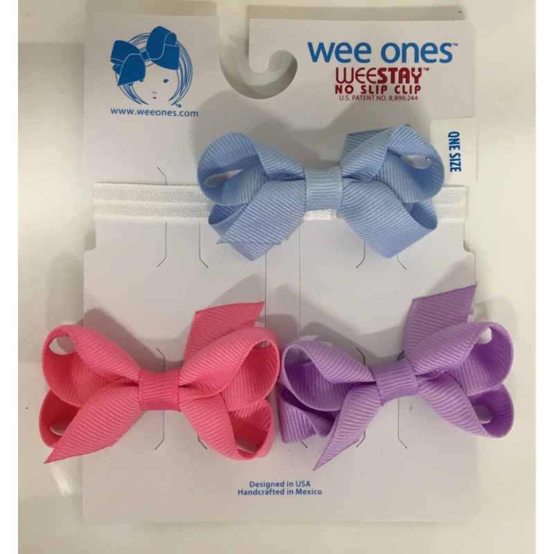 Wee Ones Tiny Bows w/ Headband