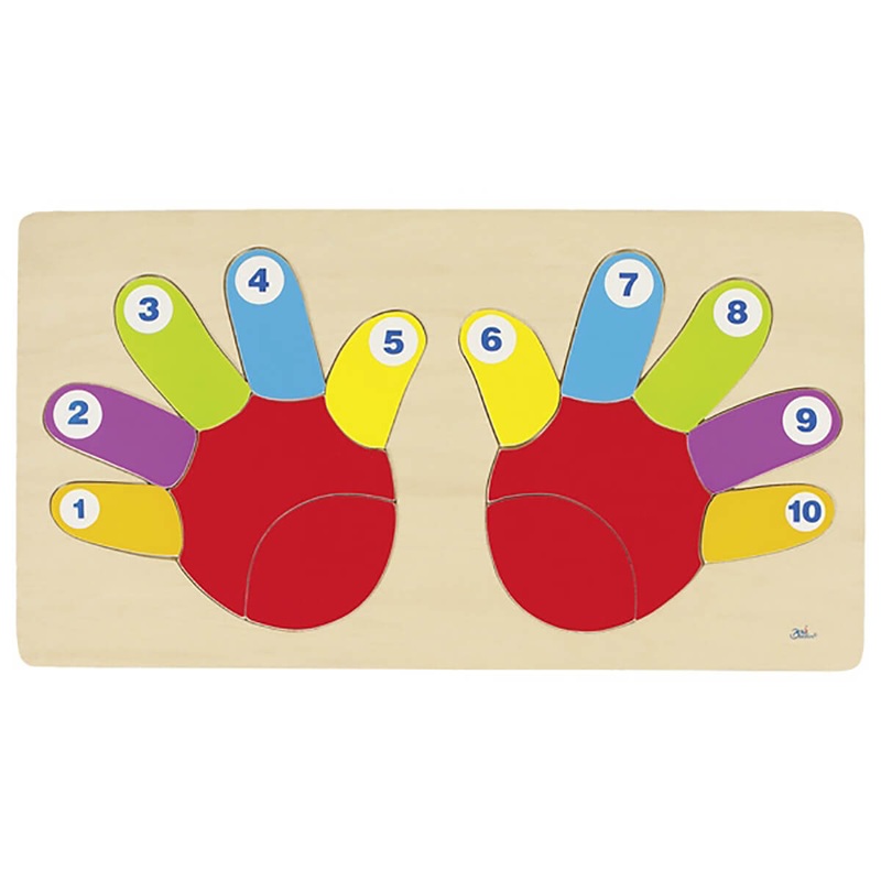 Wooden Hands Puzzle by Goki