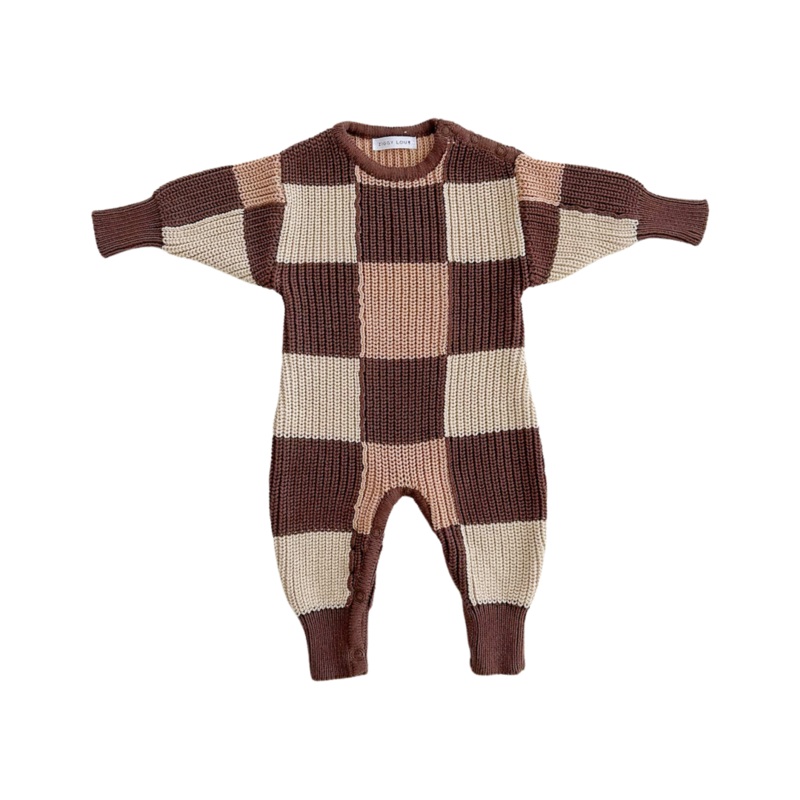 ZIGGY LOU WINTER PLAYSUIT - CHECKS