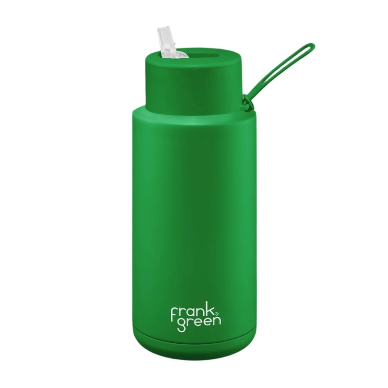 Frank Green Reusable Bottle - 34oz/1L | Evergreen