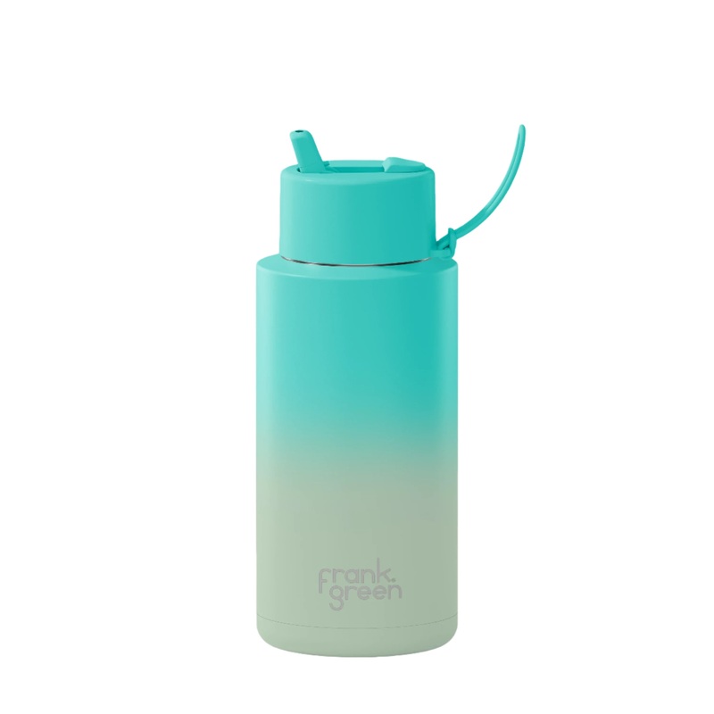 Frank Green Reusable Bottle - 34oz/1L | Gradient Bondi Bliss