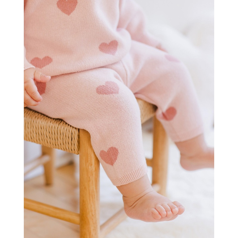 HEART KNIT PANTS