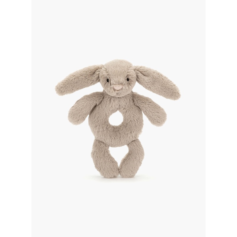 Jellycat Bashful Bunny Ring Rattle in Beige