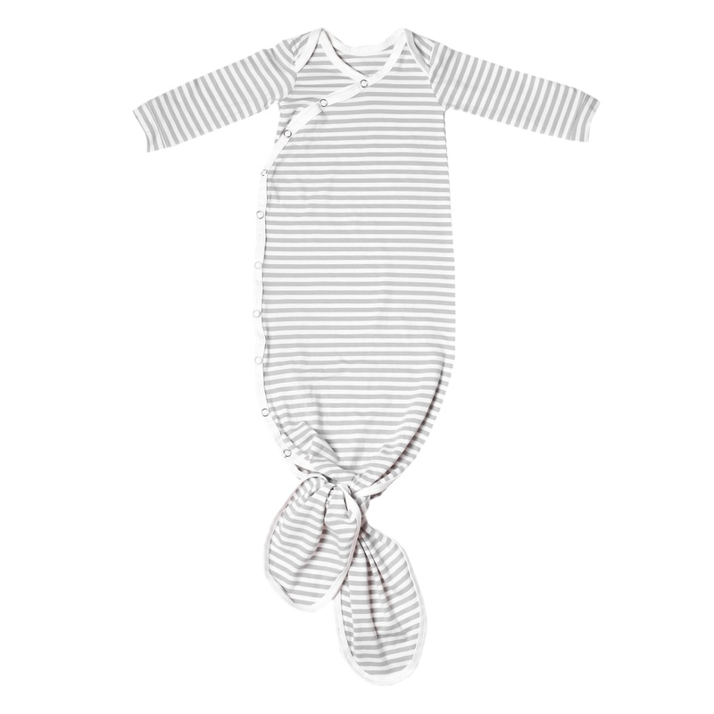Newborn Knotted Gown - Everest