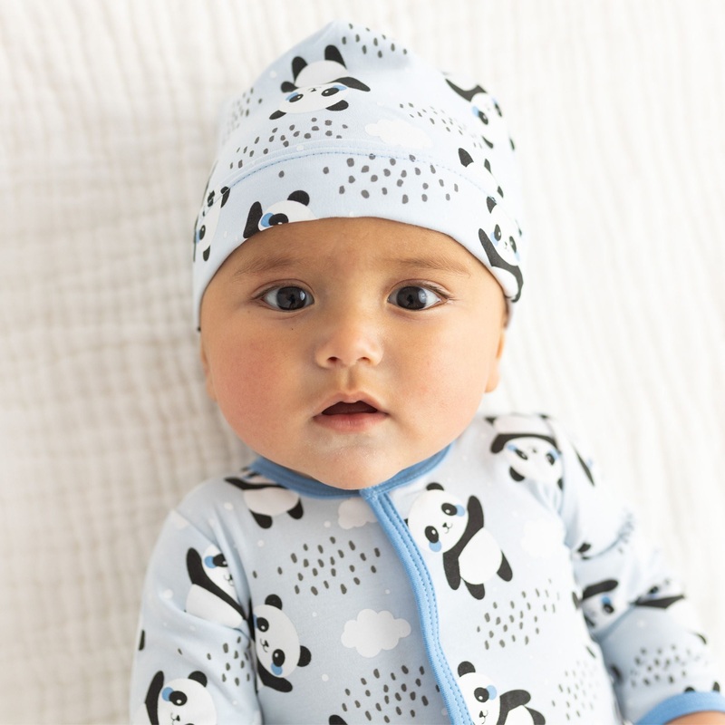 Panda Love Hat - Blue