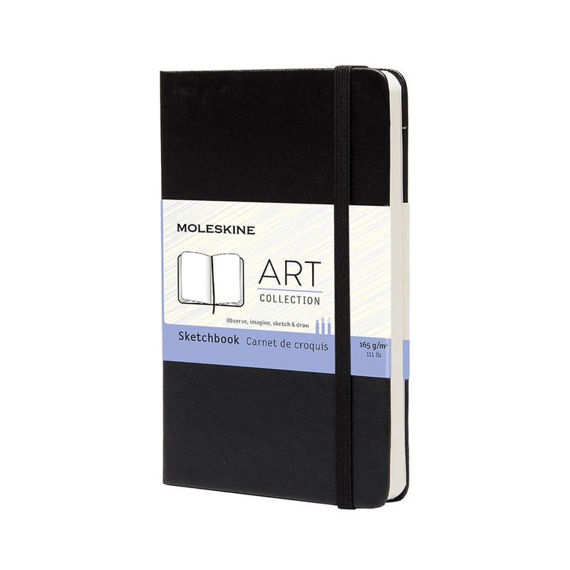 Pocket Sketchbook (14cm) in Black by Moleskine