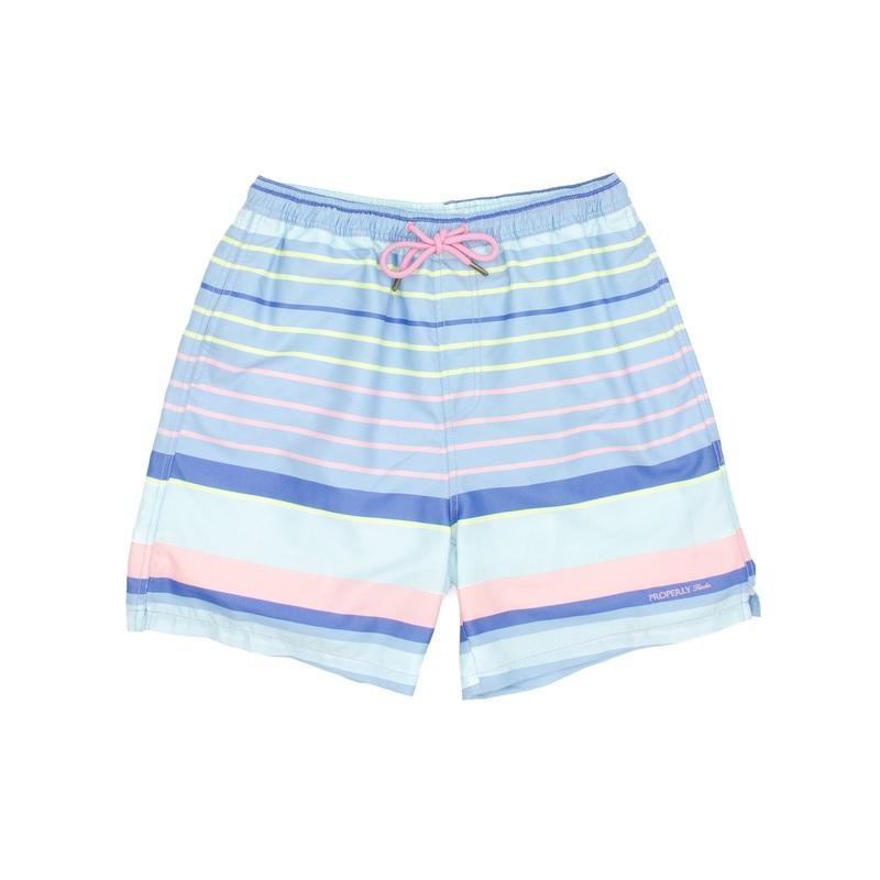 Swim Trunk Santa Monica Stripe