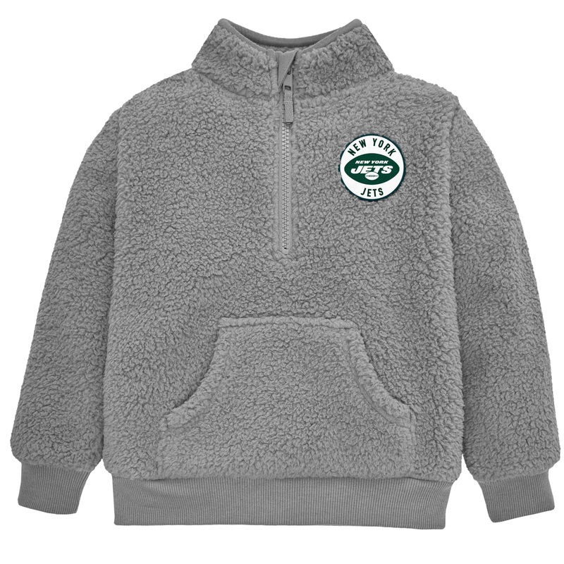 Infant & Toddler New York Jets 1/4 Zip Sherpa Top