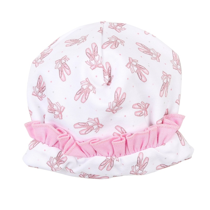 En Pointe Printed Ruffle Hat