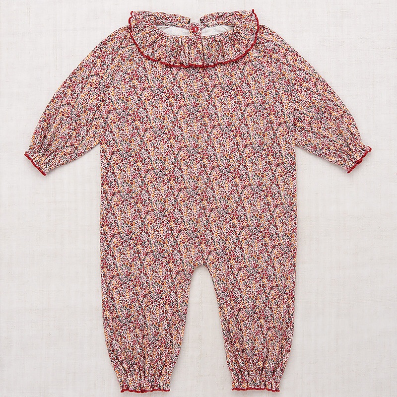 Pierrot Onesie in String Mini Floral by Misha & Puff - Last Ones In Stock - 12-24 Months