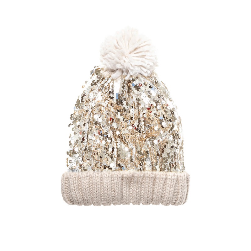 Shimmer Sequin Knitted Hat by Rockahula