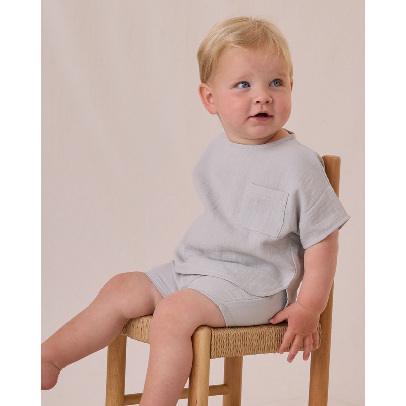 WOVEN BOXY TOP + SHORT SET NRC8652720430