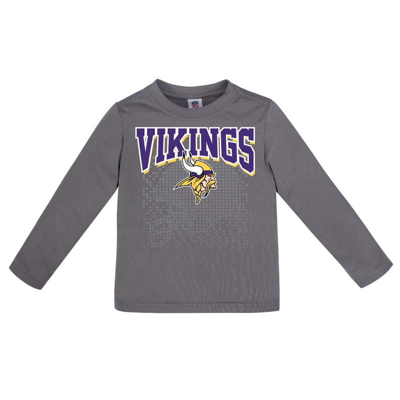 Minnesota Vikings Boys Long Sleeve Tee Shirt H9478444811