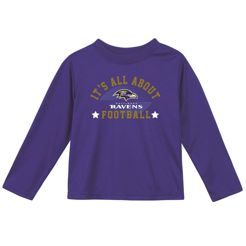 Baltimore Ravens Boys Long Sleeve Tee Shirt H9478444338