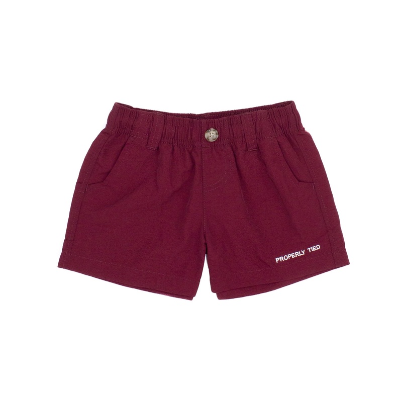 Boys Mallard Short Maroon