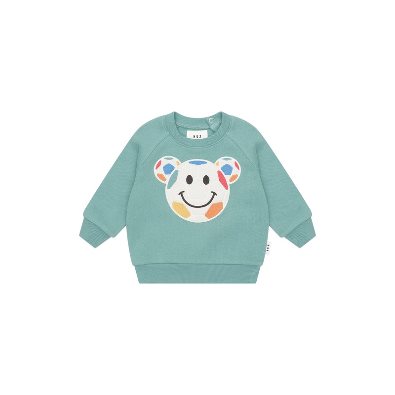 Huxbaby - Smiley Soccer Sweatshirt - HB3097W25