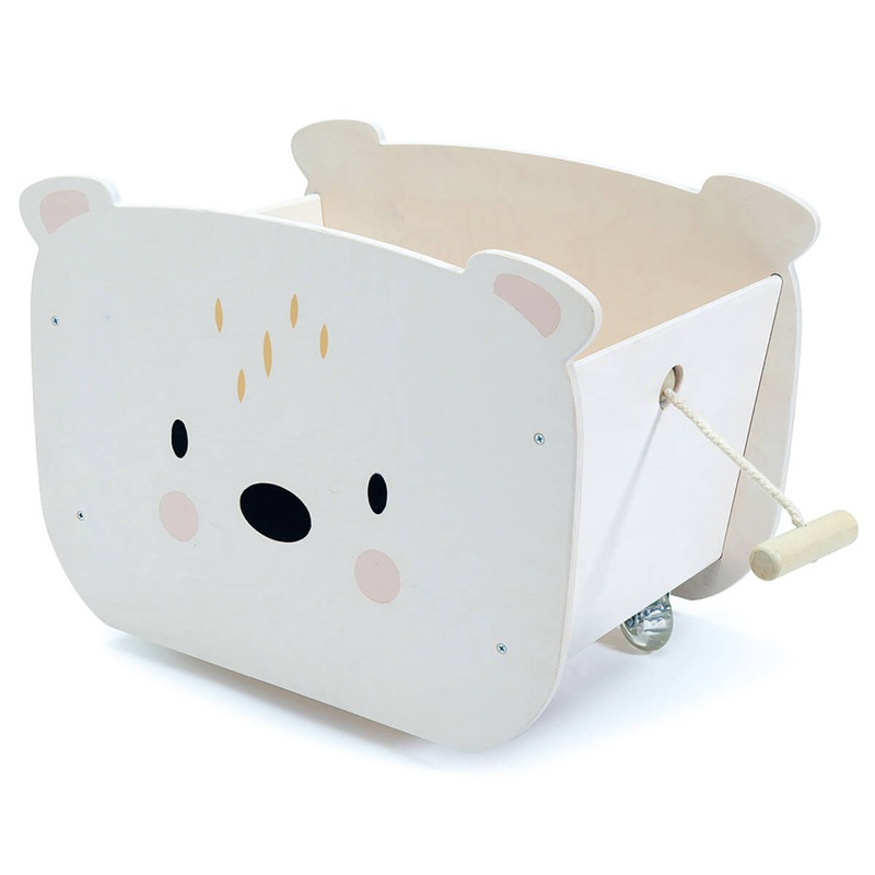 Pull Along Bear Cart by Tender Leaf Toys
