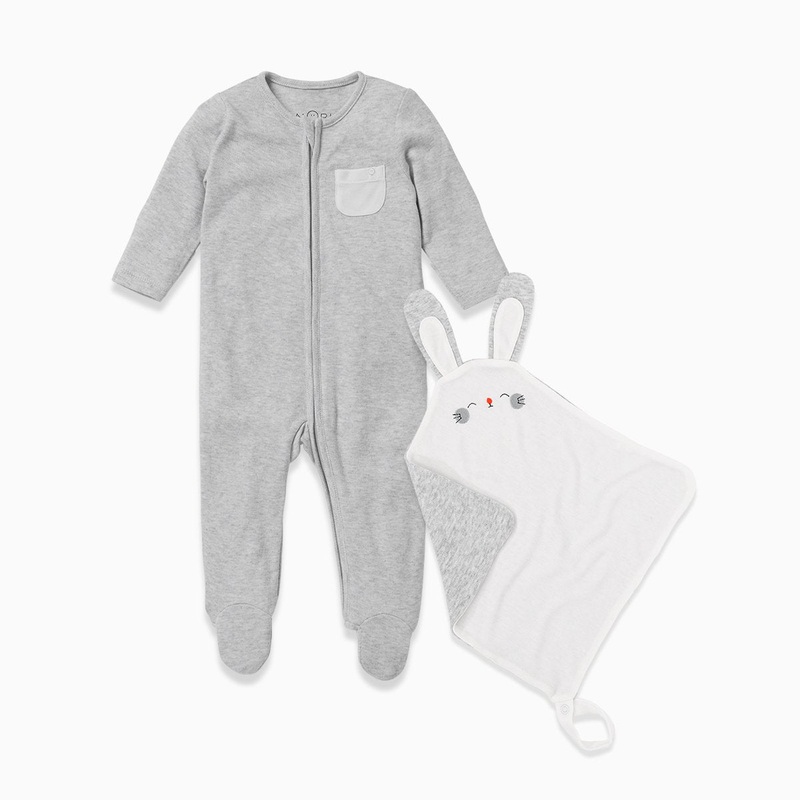 Zip-Up Sleepsuit & Comforter Set