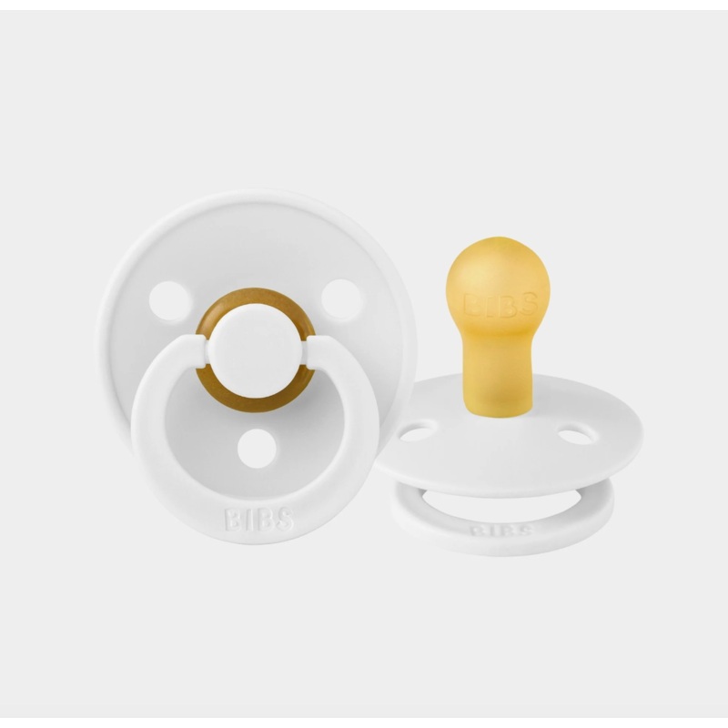 Bibs Dummies - Size Two - White - BIBS Denmark