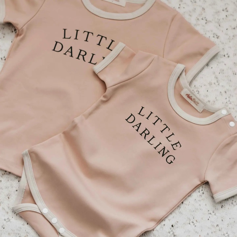 Little Darling Bodysuit - Pink - Bencer & Hazelnut