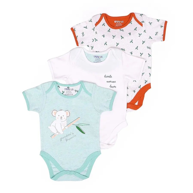 Tiny Tog Knitted Unisex Romper - Koala (Pack of 3)