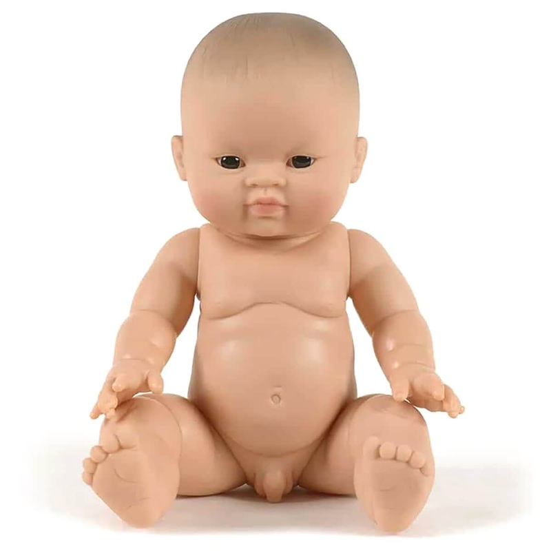 Elio Boy Doll (34cm Asian Dark Eyes) by Minikane X Paola Reina